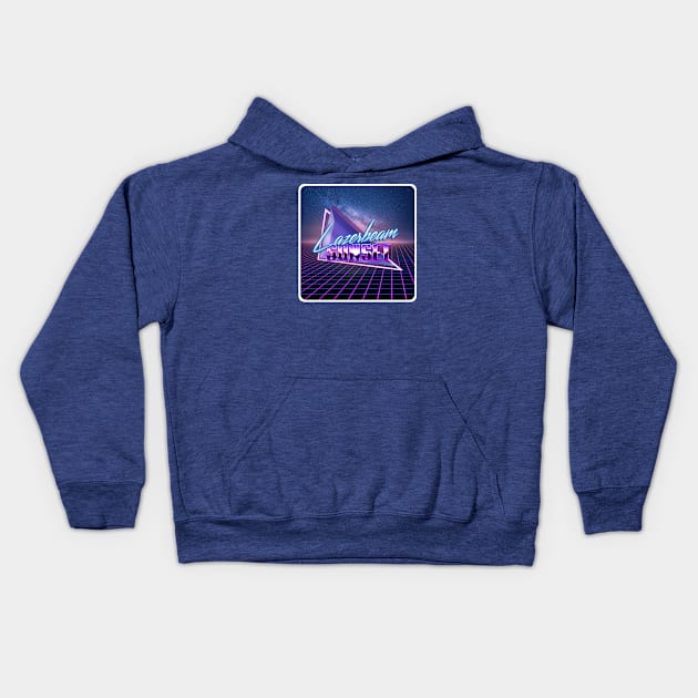 Lazerbeam Sunset Album Logo Kids Hoodie by Lazerbeam Sunset